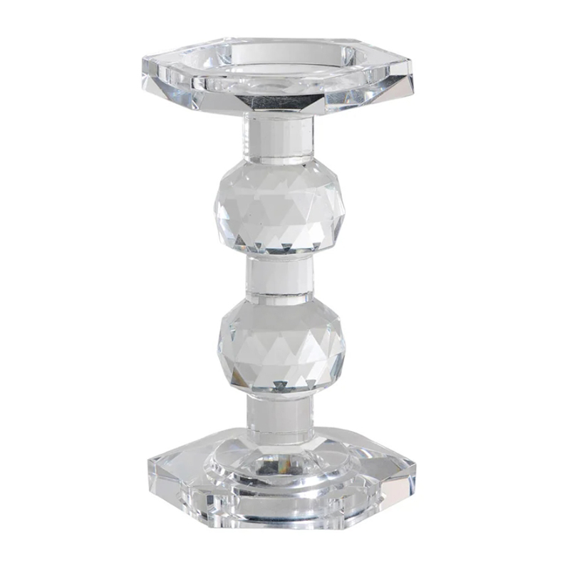 Подсвечник Glass Candlestick III Прозрачное Стекло Подсвечник Glass Candlestick III Прозрачное Стекло во Владивостоке | Loft Concept