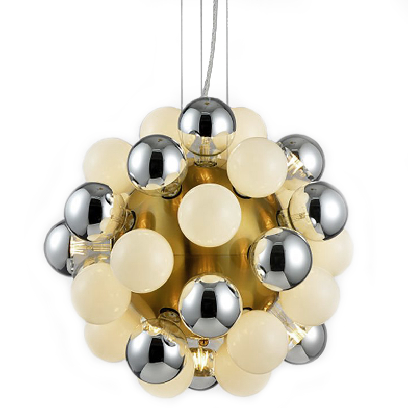 Люстра Korneli Chandelier white and smoky Золотой Белое матовое стекло Дымчатый (Smoke) Люстра Korneli Chandelier white and smoky Золотой Белое матовое стекло Дымчатый (Smoke) во Владивостоке | Loft Concept