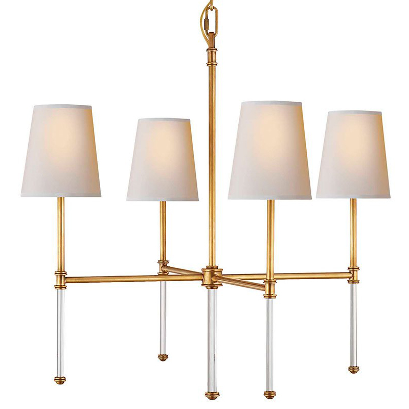 Люстра Nicoleta Gold Chandelier Золотой Белый Люстра Nicoleta Gold Chandelier Золотой Белый во Владивостоке | Loft Concept