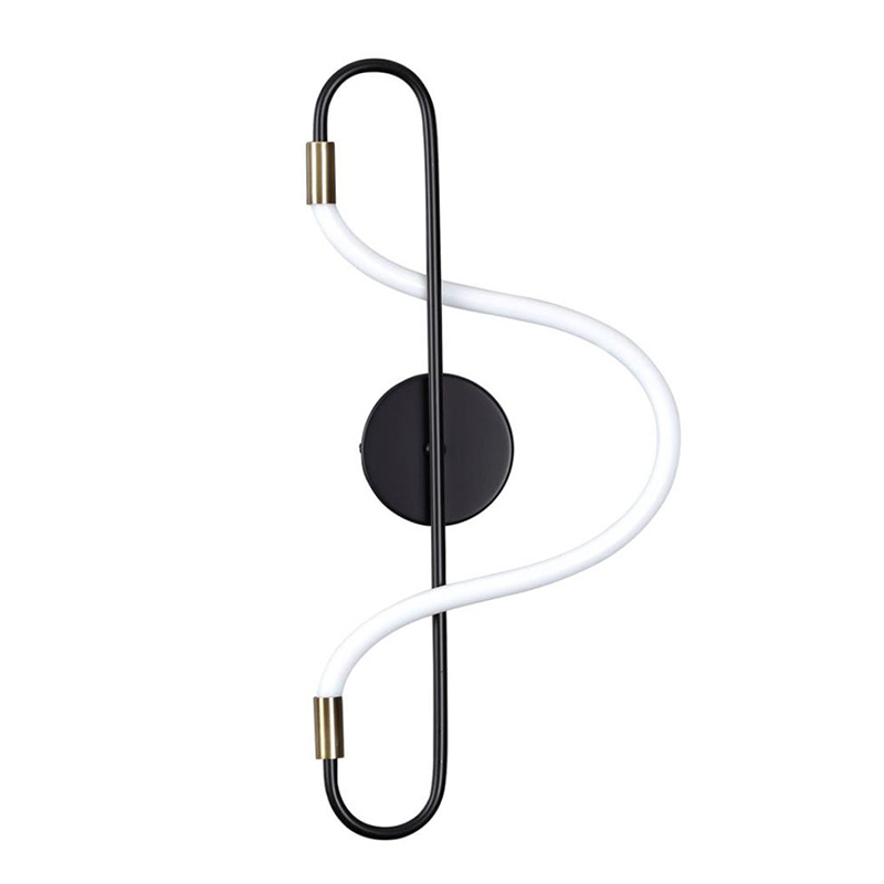 Бра GLORIFY WALL Black Wall lamp 50 Черный Белый Бра GLORIFY WALL Black Wall lamp 50 Черный Белый во Владивостоке | Loft Concept