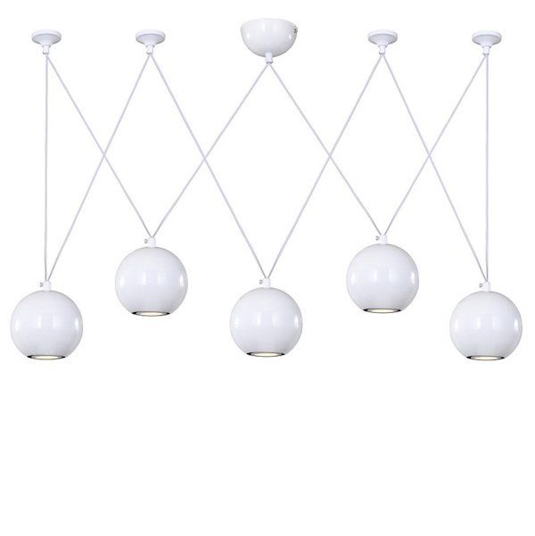 Подвесной светильник Multisphere Pendant White 5 Подвесной светильник Multisphere Pendant White 5 во Владивостоке | Loft Concept