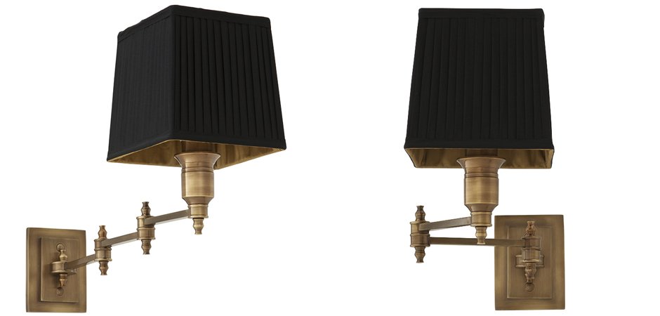 Бра Wall Lamp Lexington Swing Brass+Black Бра Wall Lamp Lexington Swing Brass+Black - Loft-Concept во Владивостоке