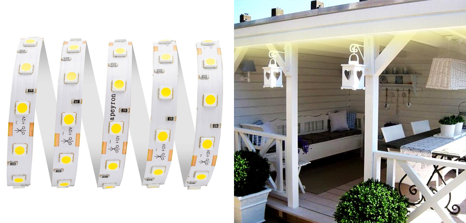 Светодиодная влагозащищенная лента 14,4W/m 60LED/m 5050SMD теплый белый 5M Светодиодная влагозащищенная лента 14,4W/m 60LED/m 5050SMD теплый белый 5M - Loft-Concept во Владивостоке
