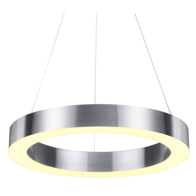 Подвесной светильник Nickel Ribbon Ring 40 Никель во Владивостоке | Loft Concept 