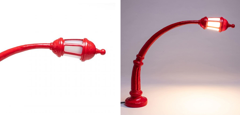 Настольная лампа Seletti Street Lamp Red Настольная лампа Seletti Street Lamp Red - Loft-Concept во Владивостоке