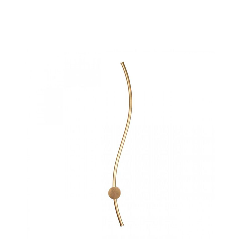 Светодиодное бра Curved Line Золото Золотой Светодиодное бра Curved Line Золото Золотой во Владивостоке | Loft Concept