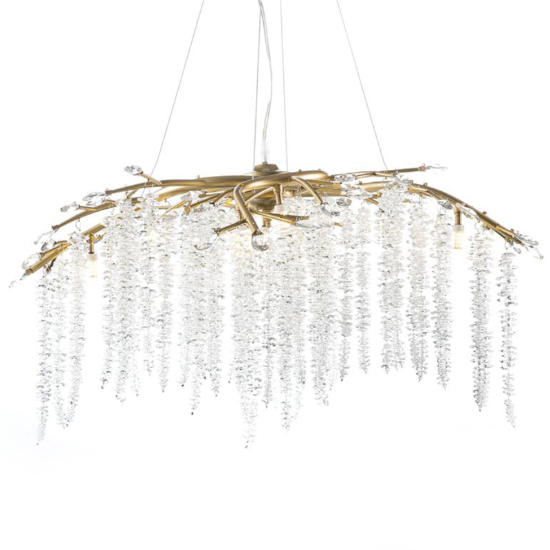 Люстра Orabel Led Chandelier Золотой Прозрачный (Transparent) Люстра Orabel Led Chandelier Золотой Прозрачный (Transparent) во Владивостоке | Loft Concept