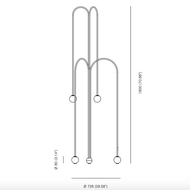 Торшер Michael Anastassiades Fontana Amorosa Crossette Торшер Michael Anastassiades Fontana Amorosa Crossette во Владивостоке