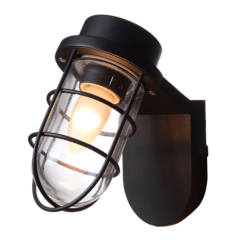 Уличный настенный светильник Declan Street Lamp Черный Уличный настенный светильник Declan Street Lamp Черный во Владивостоке | Loft Concept