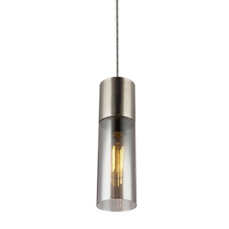 Подвесной светильник Cylinder Plafond nickel Дымчатый (Smoke) Никель Подвесной светильник Cylinder Plafond nickel Дымчатый (Smoke) Никель во Владивостоке | Loft Concept