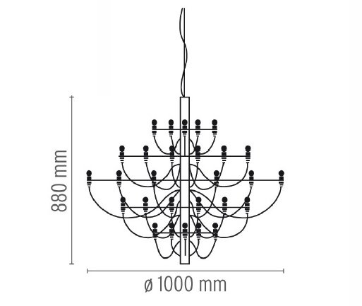 Люстра Flos 2097 50 Brass Люстра Flos 2097 50 Brass во Владивостоке