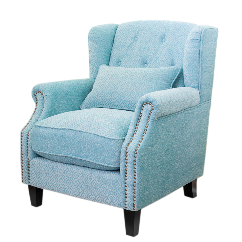 Кресло Edwige Armchair Velour Синий Кресло Edwige Armchair Velour Синий во Владивостоке | Loft Concept