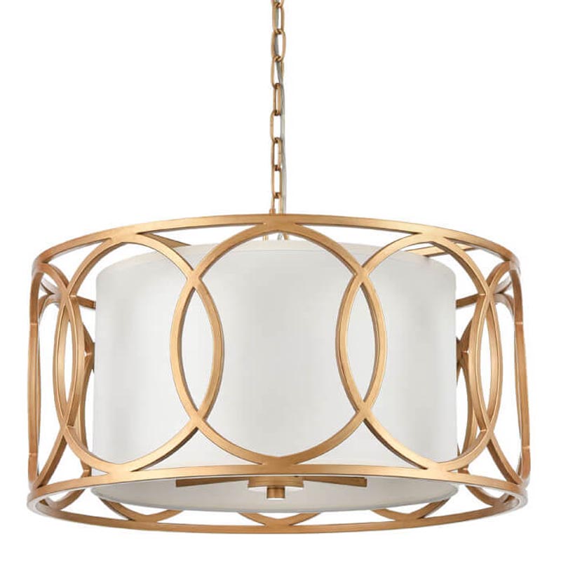 Люстра Anetoun Chandelier Золотой Белый Люстра Anetoun Chandelier Золотой Белый во Владивостоке | Loft Concept