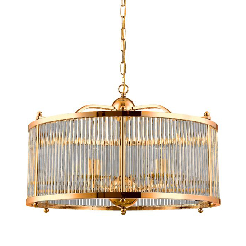 Люстра Gorden Gold Chandelier Золотой Прозрачное Стекло Люстра Gorden Gold Chandelier Золотой Прозрачное Стекло во Владивостоке | Loft Concept