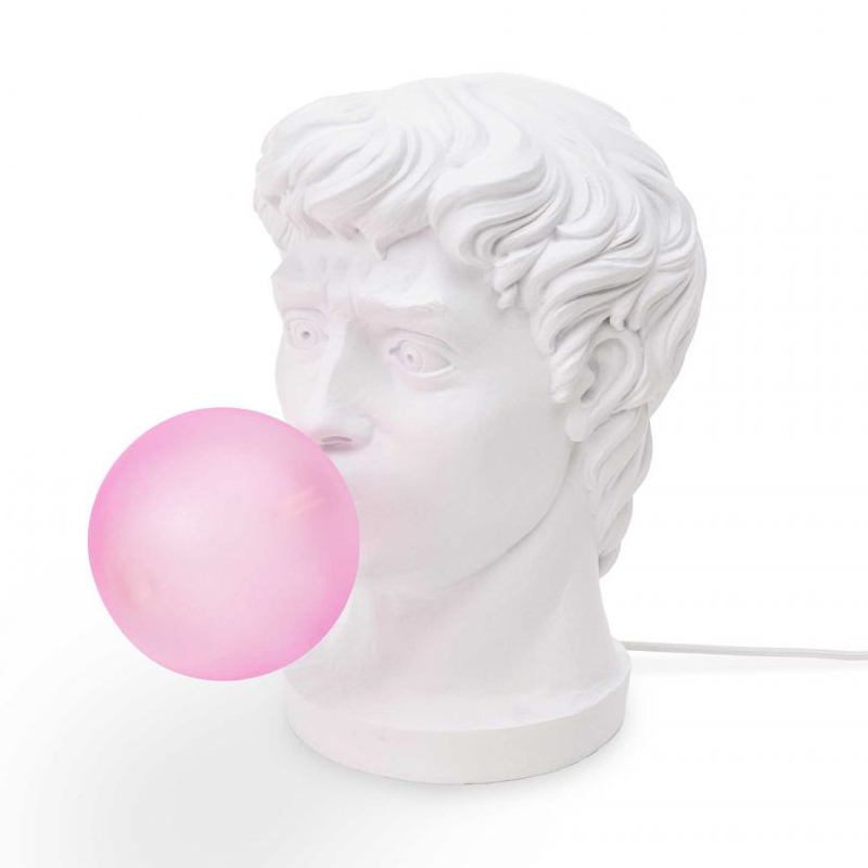 Настольная лампа Seletti Wonder times Белый Розовый Настольная лампа Seletti Wonder times Белый Розовый во Владивостоке | Loft Concept
