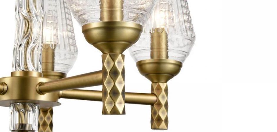Люстра Ribbed Chandelier Люстра Ribbed Chandelier - Loft-Concept во Владивостоке