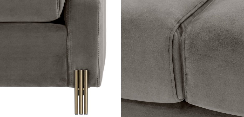 Диван Eichholtz Sofa Candice grey Диван Eichholtz Sofa Candice grey - Loft-Concept во Владивостоке