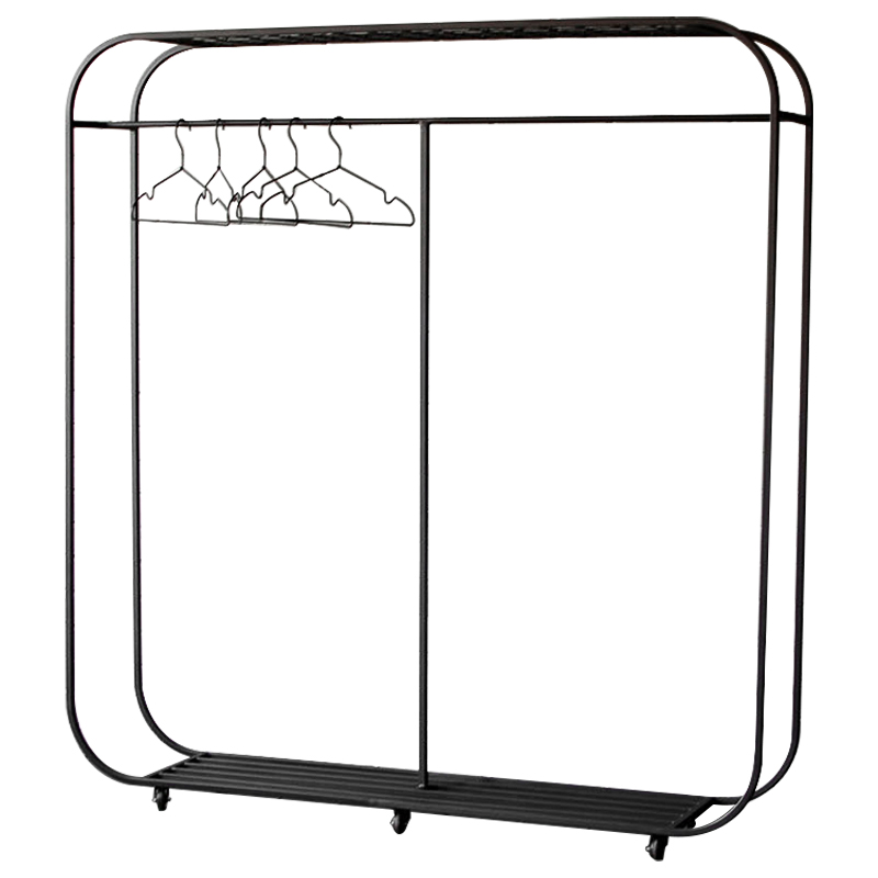 Рейл Hughes Industrial Metal Rust Clothes Rail Черный Рейл Hughes Industrial Metal Rust Clothes Rail Черный во Владивостоке | Loft Concept