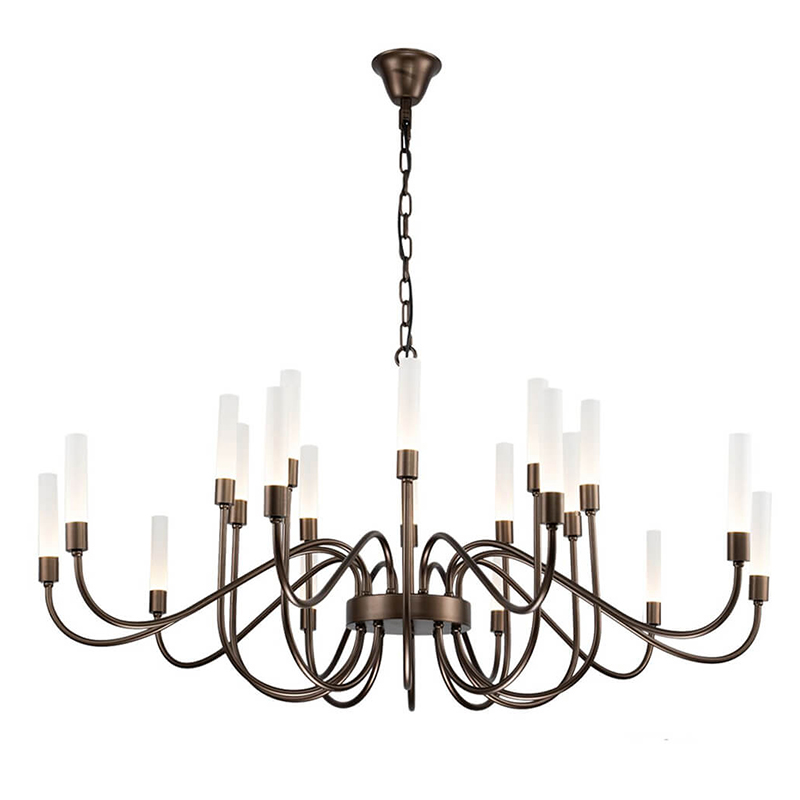 Люстра Faiber Brown Chandelier Коричневый Люстра Faiber Brown Chandelier Коричневый во Владивостоке | Loft Concept