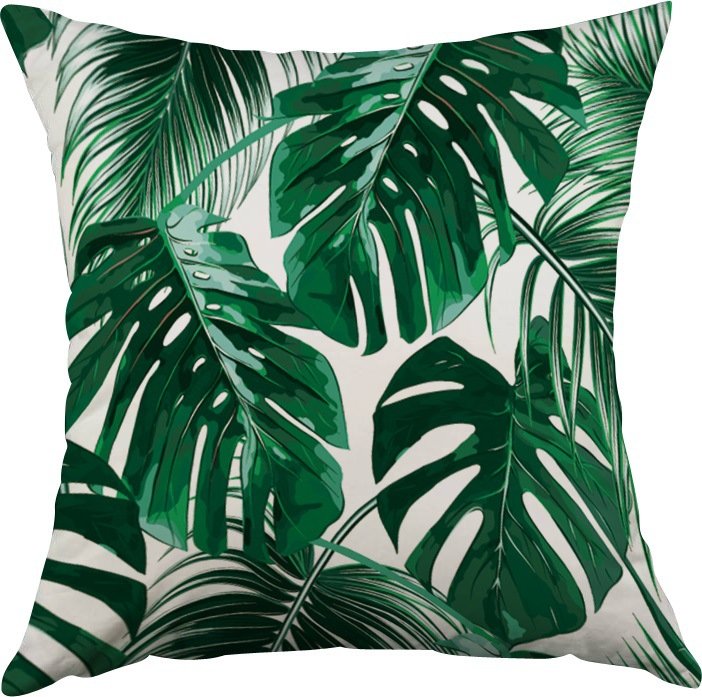 Декоративная подушка Tropics #5 Зеленый Декоративная подушка Tropics #5 Зеленый во Владивостоке | Loft Concept