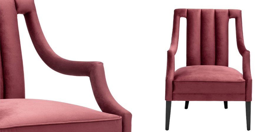 Кресло Eichholtz Chair Ermitage Bordeaux Кресло Eichholtz Chair Ermitage Bordeaux - Loft-Concept во Владивостоке