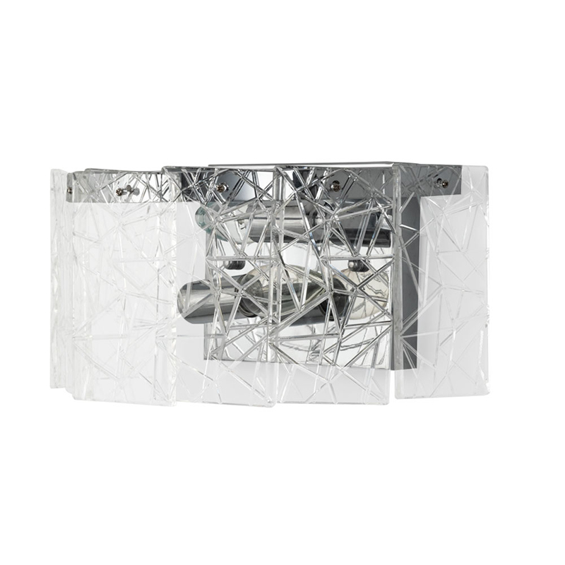 Бра Alvaro Crystal Wall Lamp Прозрачный Хром во Владивостоке | Loft Concept 