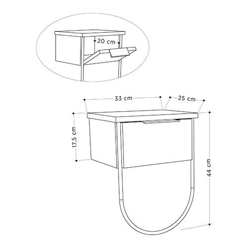 Прикроватная тумба бежево-серого цвета с откидной дверцей NORFOLK NIGHTSTAND LIGHT MOCHA Прикроватная тумба бежево-серого цвета с откидной дверцей NORFOLK NIGHTSTAND LIGHT MOCHA во Владивостоке