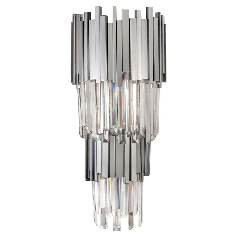 Бра Luxxu Modern Cascade Wall Lamp Silver 71 Прозрачное Стекло Серебряный Бра Luxxu Modern Cascade Wall Lamp Silver 71 Прозрачное Стекло Серебряный во Владивостоке | Loft Concept
