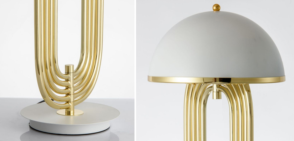 Настольная лампа Delightfull Turner Table Lamp White Настольная лампа Delightfull Turner Table Lamp White - Loft-Concept во Владивостоке