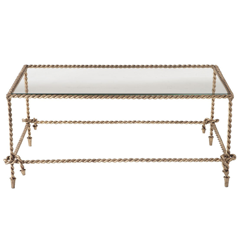 Кофейный стол Golden pigtail Золотой Кофейный стол Golden pigtail Золотой во Владивостоке | Loft Concept