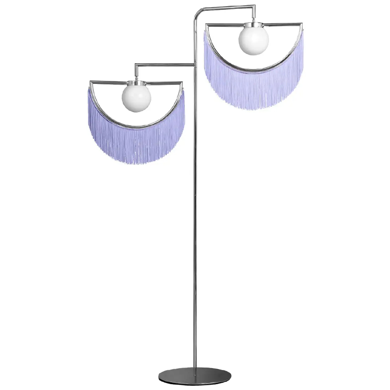 Торшер Wink Standing Lamp by Houtique Lila Серебряный Сиреневый Торшер Wink Standing Lamp by Houtique Lila Серебряный Сиреневый во Владивостоке | Loft Concept