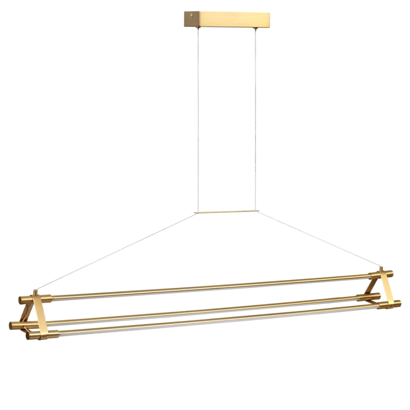 Люстра Trumpet tube Ширина 117.5см Бронза Белый Люстра Trumpet tube Ширина 117.5см Бронза Белый во Владивостоке | Loft Concept