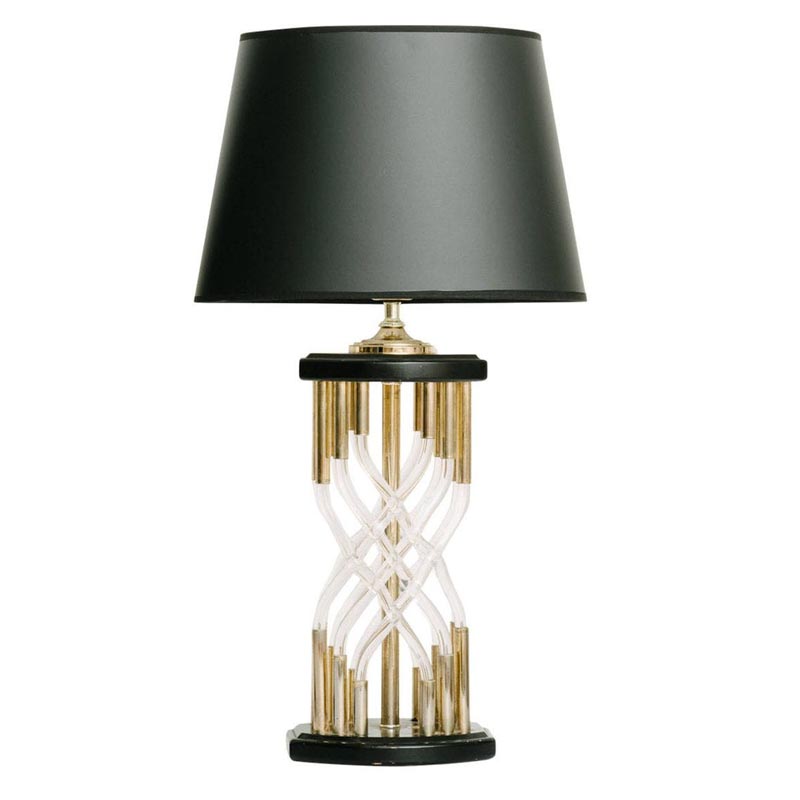 Настольная лампа Table Lamp Organic Glass Черный Латунь Настольная лампа Table Lamp Organic Glass Черный Латунь во Владивостоке | Loft Concept