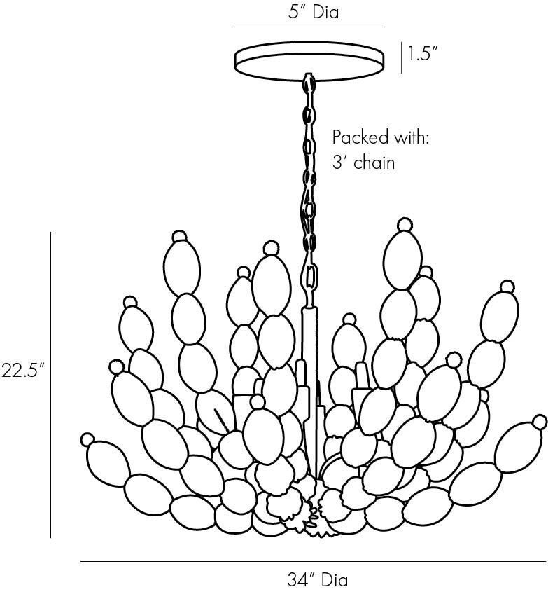 Люстра Arteriors INDI CHANDELIER Люстра Arteriors INDI CHANDELIER во Владивостоке