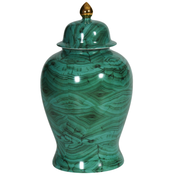 Ваза с крышкой Malachite Vase Малахит во Владивостоке | Loft Concept 