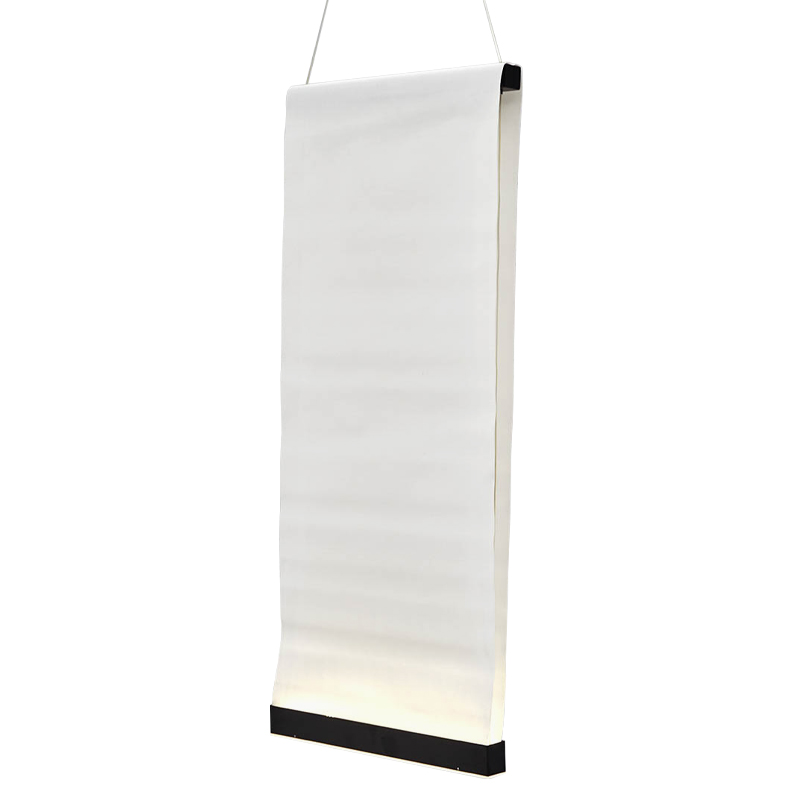 Дизайнерский подвесной светильник из текстиля CANVAS HANGING LAMP 90 Белый Черный Дизайнерский подвесной светильник из текстиля CANVAS HANGING LAMP 90 Белый Черный во Владивостоке | Loft Concept