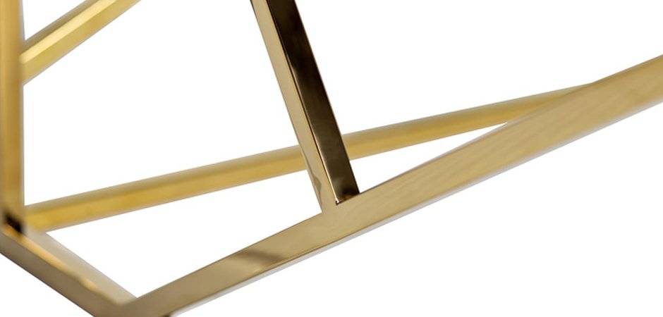 Кофейный стол Serene Furnishing Gold Clear Glass Top coffee table Кофейный стол Serene Furnishing Gold Clear Glass Top coffee table - Loft-Concept во Владивостоке