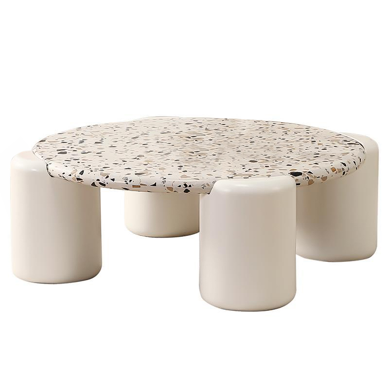 Кофейный стол Page Marble Coffee Table Бежевый Коричневый Кофейный стол Page Marble Coffee Table Бежевый Коричневый во Владивостоке | Loft Concept