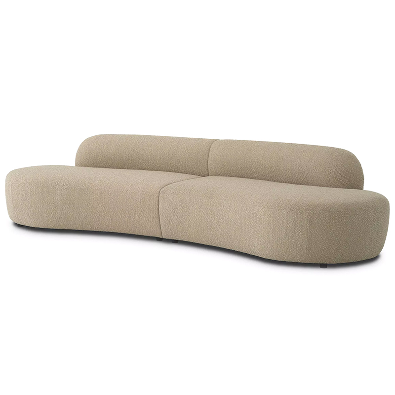 Диван Eichholtz Sofa Bjorn S Boucle sand Песочный Диван Eichholtz Sofa Bjorn S Boucle sand Песочный во Владивостоке | Loft Concept