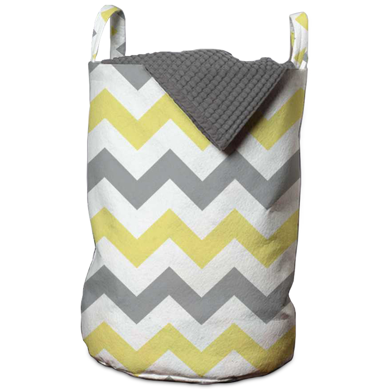 Корзина Mustard and Gray Chevron II Basket Мульти Корзина Mustard and Gray Chevron II Basket Мульти во Владивостоке | Loft Concept