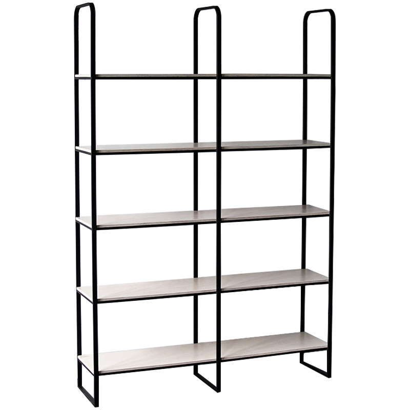 Стеллаж Barnett Industrial Metal Rust Rack Древесина Черный Стеллаж Barnett Industrial Metal Rust Rack Древесина Черный во Владивостоке | Loft Concept