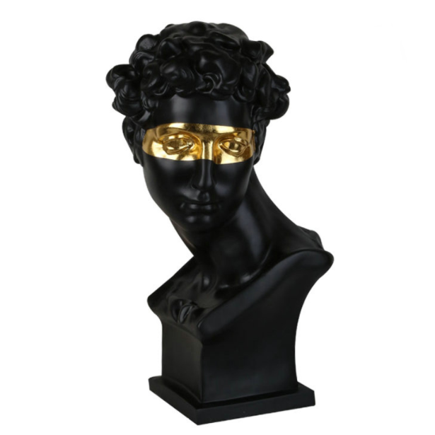Статуэтка Bust Eyes Opposite Черный Золотой Статуэтка Bust Eyes Opposite Черный Золотой во Владивостоке | Loft Concept