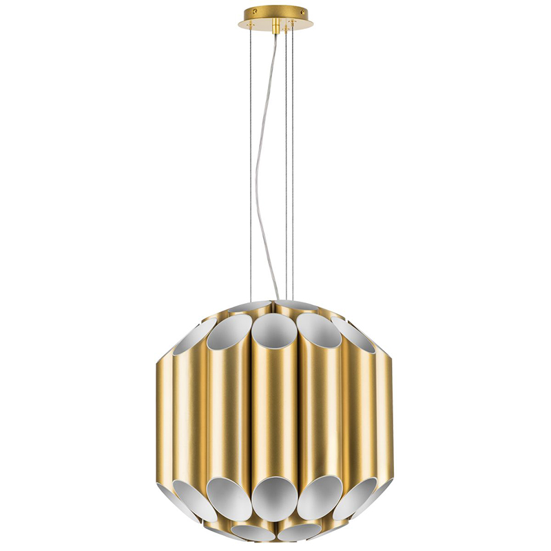 Люстра Garbi Gold Pipe Organ Chandelier 44 Золотой Белый Люстра Garbi Gold Pipe Organ Chandelier 44 Золотой Белый во Владивостоке | Loft Concept