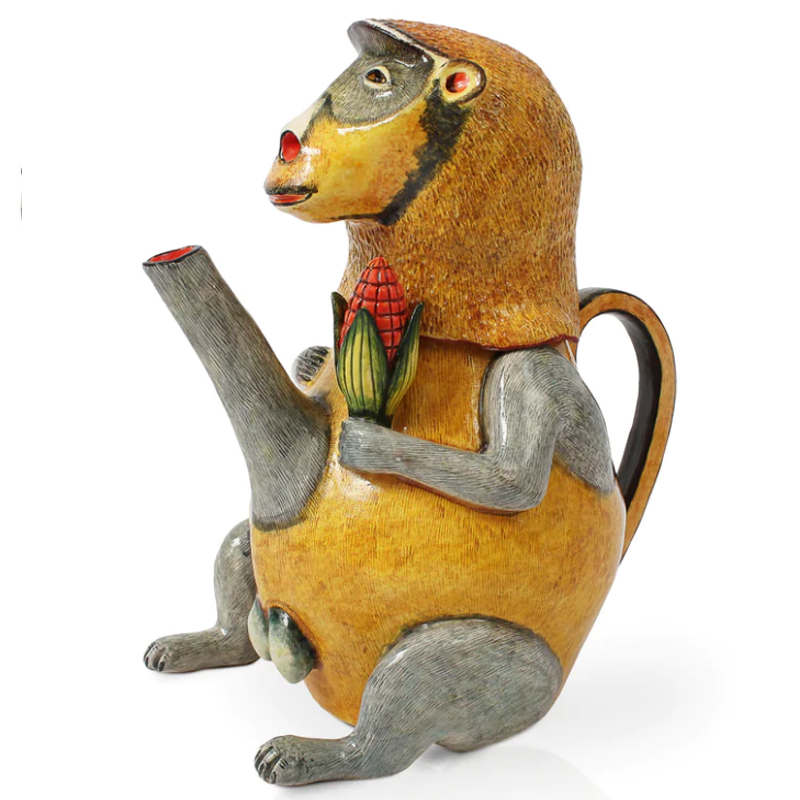 Кувшин Обезьяна с Кукурузой Monkey Teapot Желтый Кувшин Обезьяна с Кукурузой Monkey Teapot Желтый во Владивостоке | Loft Concept