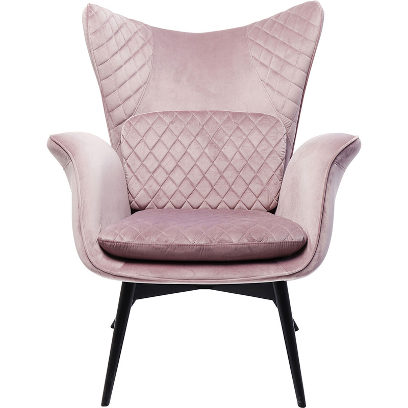 Кресло Pink Velvet Throne Розовый Кресло Pink Velvet Throne Розовый во Владивостоке | Loft Concept