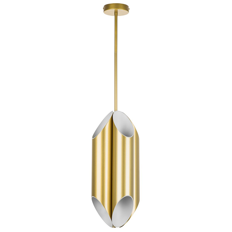 Подвесной светильник Garbi Gold Pipe Organ Hanging Lamp Золотой Белый во Владивостоке | Loft Concept 