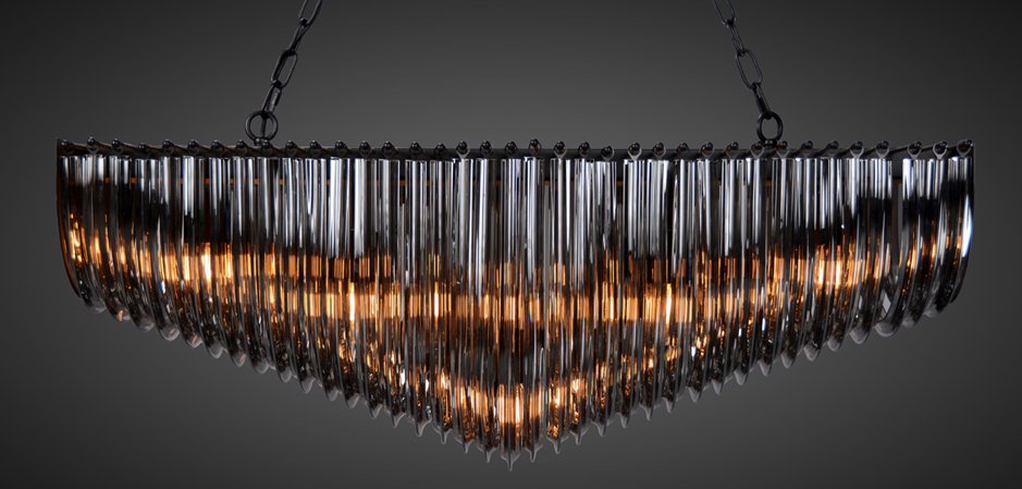 Люстра Retro Frozen Glass Chandelier 100 Люстра Retro Frozen Glass Chandelier 100 - Loft-Concept во Владивостоке