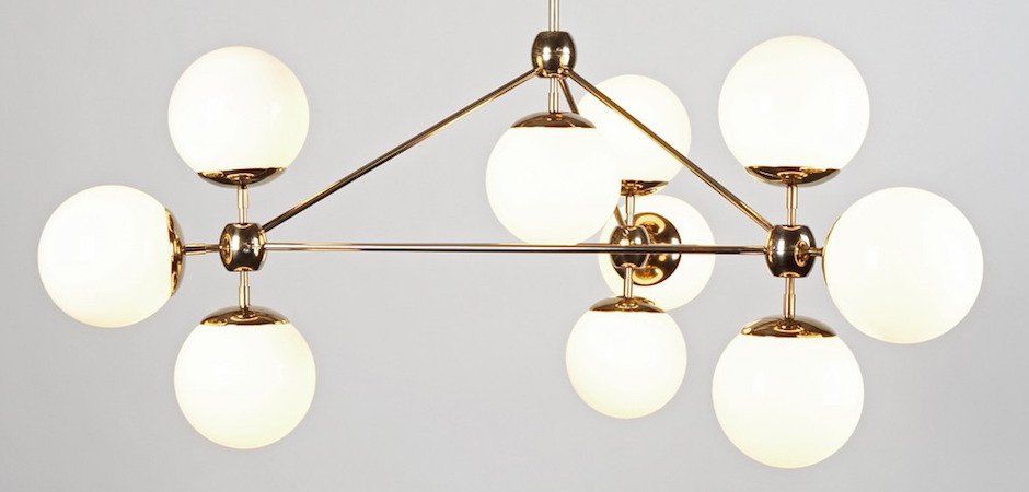 Люстра Modo Chandelier White Glass Люстра Modo Chandelier White Glass - Loft-Concept во Владивостоке