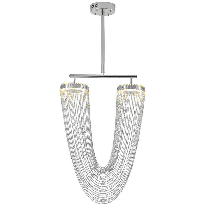 Люстра Otero Silver Larose Guyon Серебряный Люстра Otero Silver Larose Guyon Серебряный во Владивостоке | Loft Concept