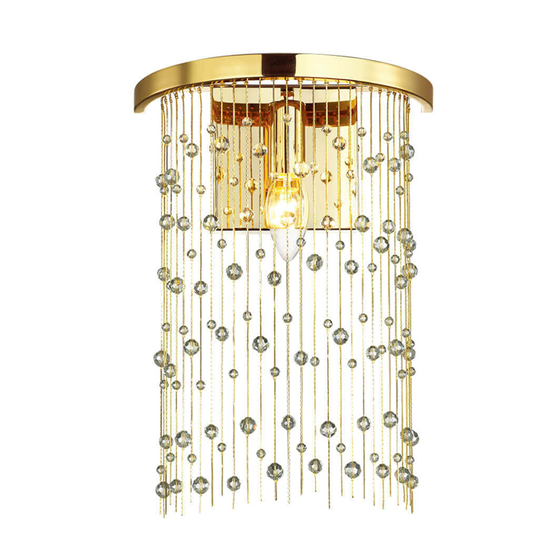Бра Hailstorm Rain Wall lamp gold Прозрачный (Transparent) Золотой Бра Hailstorm Rain Wall lamp gold Прозрачный (Transparent) Золотой во Владивостоке | Loft Concept